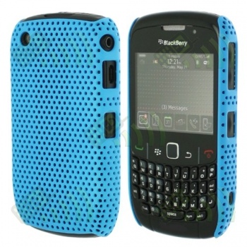 Carcasa trasera Blackberry 8520/9300 Azul Perforada