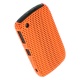 Carcasa trasera Blackberry 8520/9300 Naranja Perforada