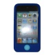 Funda Silicona Ipod Touch 4 Azul Con Bot