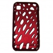 Carcasa trasera Samsung i9000 / i9001 Roja Perforada