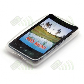 Funda Gel HTC HD Mini Transparente Diam.