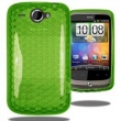 Funda Gel HTC Wildfire Verde Diam.