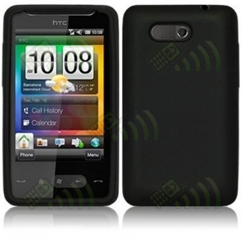 Funda Silicona HTC HD Mini Negra