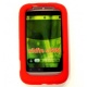 Funda Silicona HTC Wildfire S Roja