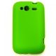 Funda Silicona HTC Wildfire S Verde Trasera