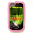 Funda Silicona Samsung Galaxy Mini S5570 Rosa