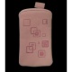 Funda Neopreno Rosa cuadrados 13-14x7cm