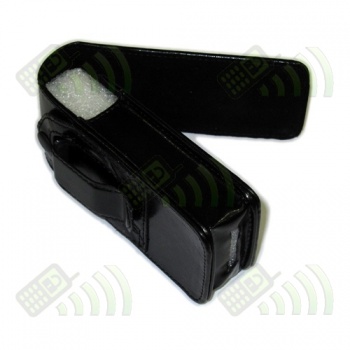 Funda para Cintur&oacute;n Horizontal Negra y Roja 10x5x3.5cm