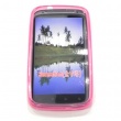 Funda Gel Silicona HTC Sensation Rosa
