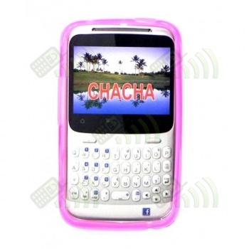 Funda Gel Silicona HTC ChaChaCha Rosa