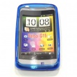 Funda Gel Silicona HTC Salsa Azul