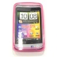 Funda Gel Silicona HTC Salsa Rosa