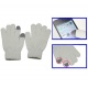 Guantes blancos para pantalla capacitiva de moviles, tablets, iphone, ipad...