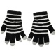 Guantes Blanco y Negro Pantalla capacitiva de m