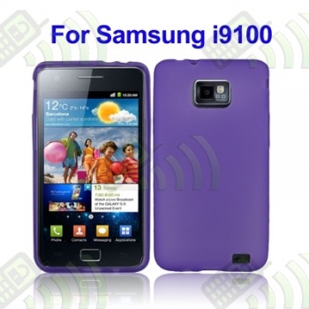 Funda Silicona Gel Samsung Galaxy S2 i9100 Morada