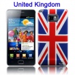 Carcasa trasera Samsung i9100 Bandera UK