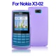 Funda Gel Nokia X3-02 Semitransparente Morada