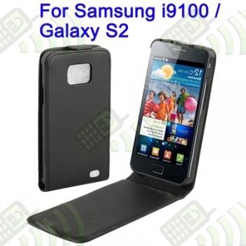 Funda Solapa Samsung I9100 Galaxy S II Negra Funda Solapa Samsung I9100 Galaxy S II Negra