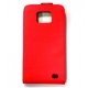 Funda Solapa Samsung I9100 Galaxy S II Roja