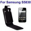 Funda Solapa Samsung S5830 Galaxy Ace Negra