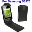 Funda Solapa Samsung S5570 Galaxy Mini Negra