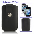 Funda Solapa iPhone 4 Negra Cintur