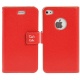 Funda Tipo Solapa Iphone 4 y 4S Rojo