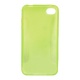 Funda Gel iPhone 4 & 4S Verde Transparente