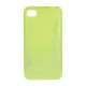 Funda Gel iPhone 4 & 4S Verde Transparente