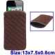 Funda Neopreno Ladrillos acolchada Negra 13x7.5x0.6cm