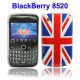 Carcasa trasera Real Madrid Blackberry 8520