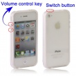 Bumper / Marco Antigolpes Botones Iphone 4 / 4S Transparente