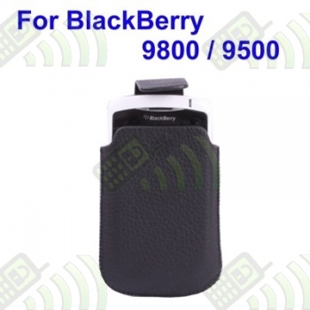 Funda Saco piel BlackBerry 9800 / 9500 con cierre magn&eacute;tico