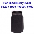 Funda Saco Negra simil piel BlackBerry 8300 / 8520 / 8900 / 9300 / 9700