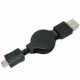 Cargador micro USB enrollable