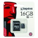Tarjeta MicroSD Kingston de 16GB