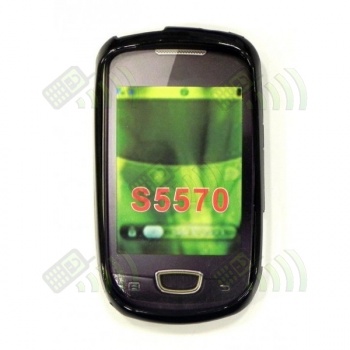 Funda Gel Silicona Samsung S5570 Galaxy Mini Negra
