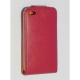 Funda Polipiel Roja con carcasa iPhone 4/4S Roja