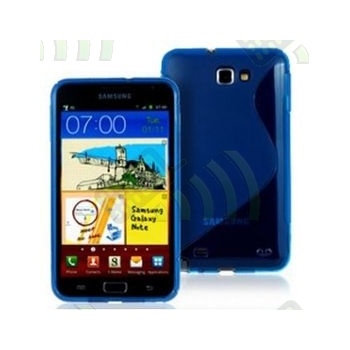 Funda Silicona Gel Samsung Galaxy Note i9220/n7000 Azul