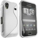 Funda Gel Samsung S5830 Galaxy Ace Blanca Brillo y Mate