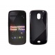 Funda Silicona Gel Samsung Galaxy Nexus 3 Negra Mate y Brillo