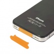 Protector del Conector Dock Iphone/Ipod/Ipad Amarillo