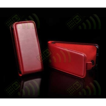 Funda solapa para Samsung i9000, Granate.
