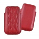 Funda Saco para HTC HD2, desire, desire S y similares. Color rojo con rombos