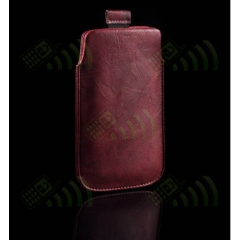 Funda saco piel símil roja oscura Funda saco piel símil roja oscura