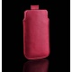 Funda Saco para Samsung S8500, I8000, Desire, EVO. Piel simil Rosa.