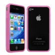 Marco Antigolpes Gel Iphone 4 Rosa