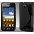Funda Silicona Gel samsung galaxy R / i9103 negra brillo y mate