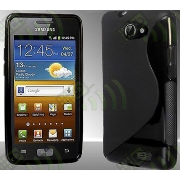 Funda Silicona Gel samsung galaxy R / i9103 negra brillo y mate