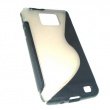 Funda Silicona Gel Samsung Galaxy S2 i9100 Negra y Transparente